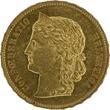 Swiss Schweiz  Switzerland 20 Francs 1896 B XF+ KM#31 VZ+
