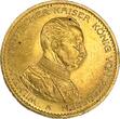 Germany Preussen 20 Mark 1914 A Wilhelm II Kaiser in Uniform VZ+ J#253