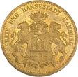 Germany Hamburg 20 Mark 1894 J Stadtwappen XF+ J#212 VZ+