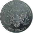 USA Amerika 1$ one Dollar P U.S. Capitol Visitor Center 2001 KM#S317 UNC