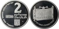 Israel 2 Sheqel 1985 KM#162 Proof 60,00 EUR  zzgl. 5,00 EUR Versand