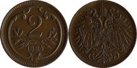 Österreich Austria 2 Heller 1894 KM#2801 XF 6,00 EUR  zzgl. 5,00 EUR Versand