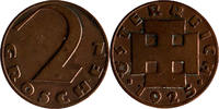 Österreich Austria 2 Groschen 1925 KM#2837 VZ 10,00 EUR  zzgl. 5,00 EUR Versand