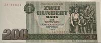 Germany DDR 200 Mark 1985 RO#364b UNC
