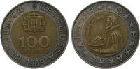 Portugal 1989 Portugal Portugal 100 Escudos 1989 KM#645.1 ss 4,00 EUR  zzgl. 5,00 EUR Versand