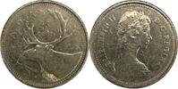 Canada 25 Cents 1984 Canada 25 cents 1984 Elk Elizabeth II UNC KM#74 UNC 7,00 EUR  zzgl. 5,00 EUR Versand