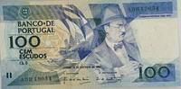 Portugal 100 Escudos 1986 Portugal 100 Escudos 16.10.1986 Fernando Pesso... 25,00 EUR  zzgl. 5,00 EUR Versand