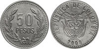 Kolumbien 2003 Kolumbien 50 Pesos 2003 KM#283.2 vz 1,00 EUR  zzgl. 5,00 EUR Versand