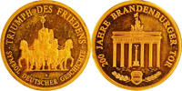 Deutschland Germany Germany Medal 1991 Triumph of peace 200 years Germany Medal 1991 Triumph of peace 200 years Brandenburg Gate PROOF -