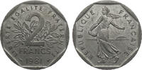 Frankreich 1981 Frankreich 2 Francen 1981 KM#942.1 vz 3,00 EUR  zzgl. 5,00 EUR Versand