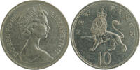 Great Britain Elizabeth II 10 new pence 1969 KM#912 VZ 5,00 EUR  zzgl. 5,00 EUR Versand