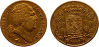 France Frankreich 20 Francs Louis XVIII 1819 A KM#712.1 SS 680,00 EUR kostenloser Versand