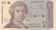 Croatia 25 dinara 1991 Pick#19a UNC 5,00 EUR  zzgl. 5,00 EUR Versand