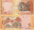 Venezuela 5 Bolivares 2007 Pick#89 UNC 5,00 EUR  zzgl. 5,00 EUR Versand