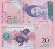 Venezuela 20 Bolivares 2014 Pick#91 UNC 10,00 EUR  zzgl. 5,00 EUR Versand
