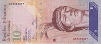Venezuela 10 Bolivares 03.02.2011 KM#90c UNC 12,00 EUR  zzgl. 5,00 EUR Versand