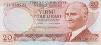 Turkey 20 Lira 1970 Pick#187a UNC 5,00 EUR  zzgl. 5,00 EUR Versand