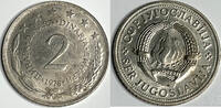Jugoslawien 2 Dinara 1978 KM#57 XF 5,00 EUR  zzgl. 5,00 EUR Versand
