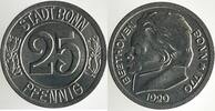 Germany Bonn 25 Pfennig 25 Pfennig Bethoven 1920 Stadt Bonn TOP ERHALTUNG!! -