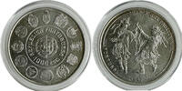 Portugal 1000 escudos Portugal 1000 escudos Ibero-American Dances Customs Pauliteiros silver 1997 UNC -