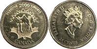 Canada 25 Cents 2000 Canada 25 cents 2000 Royal Canadian Mint Elizabeth ... 12,00 EUR  zzgl. 5,00 EUR Versand