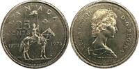 Canada 25 Cents 1973 Canada 25 cents 1973 Rider Elizabeth II UNC KM#83 UNC 9,00 EUR  zzgl. 5,00 EUR Versand