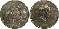 Canada 25 Cents 2000 Canada 25 cents 2000 Maple Leaf Elizabeth II UNC KM... 9,00 EUR  zzgl. 5,00 EUR Versand