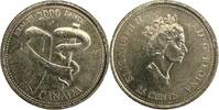 Canada 25 Cents 2000 Canada 25 cents 2000 Health Elizabeth II UNC KM#373... 9,00 EUR  zzgl. 5,00 EUR Versand