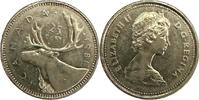 Canada 25 Cents 1981 Canada 25 cents 1981 Elk Elizabeth II UNC KM#74 UNC 9,00 EUR  zzgl. 5,00 EUR Versand