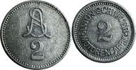Deutschland 2 Pfennig Anton Schlüter Motorenfabrik 2 Pfennig ohne Jahr XF Very Rare! -