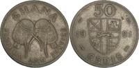 Ghana 50 Cents 1991 Ghana 50 Cedis 1991 XF KM#31 XF 3,00 EUR  zzgl. 5,00 EUR Versand