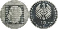 Germany Bundesrepublik Deutschland 10 Euro 2010 G Karlsruhe Konrad Zuse UNC mit Zertifikat und Original Kapsel -