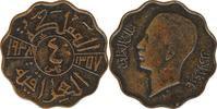 Iraq 4 Fils AH 1357 ( 1938 ) AD 1938 I Ghazi I 1938 KM#103 b VZ 20,00 EUR  zzgl. 5,00 EUR Versand
