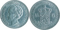 NETHERLANDS 1/2 GULDEN 1930 KINGDOM - WILHELMINA, 1890-1948 KM#160 -
