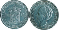 NETHERLANDS 1/2 GULDEN 1930 KINGDOM - WILHELMINA, 1890-1948 KM#160 -