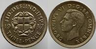 Great Britain 3 Pence Georg VI 1937 KM#848 SS 5,00 EUR  zzgl. 5,00 EUR Versand