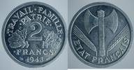 France Frankreich Bazor, 2 Francs, Paris 1943 KM#904.1 Prooflike 55,00 EUR  zzgl. 5,00 EUR Versand