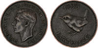 Great Britain 1938 Great Britain 1 farthing 1938 KM#843 ss 4,00 EUR  zzgl. 5,00 EUR Versand