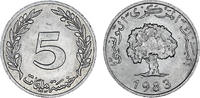 Tunesien KM#282 5 Millim 1983 Tunesien 5 Millim 1983KM#282 unc 5,00 EUR  zzgl. 5,00 EUR Versand
