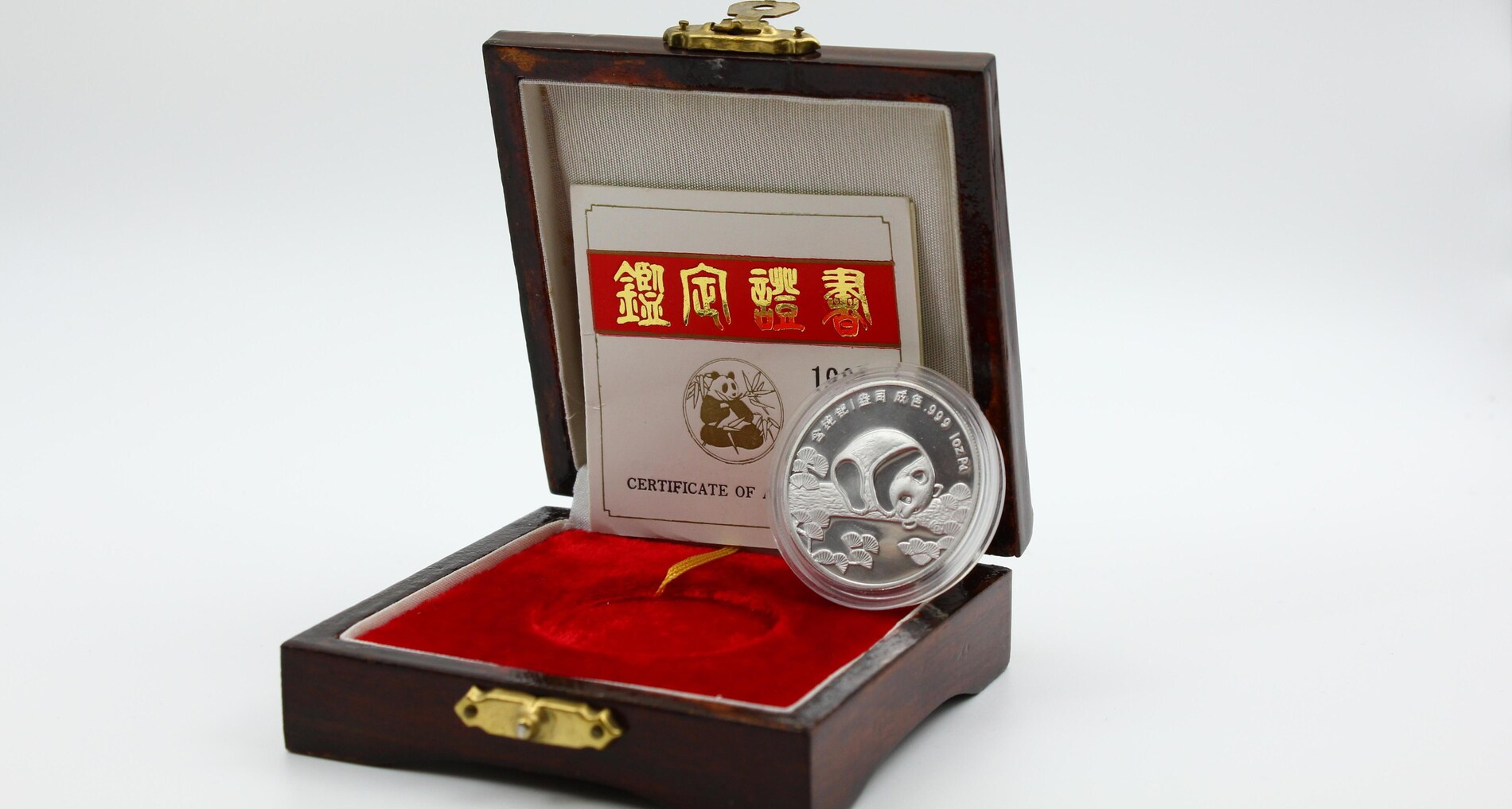 China Medaille 1989 Panda Pittsburgh Coin Show PP