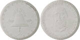 Schlesien-Breslau Lot von 6 Porzellanmedaillen 1923 mit Glockenmotiv vz