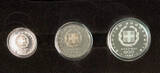Griechenland Lot von 3 Stücken 1982 Leichtathletik PP, gekapselt in Etui