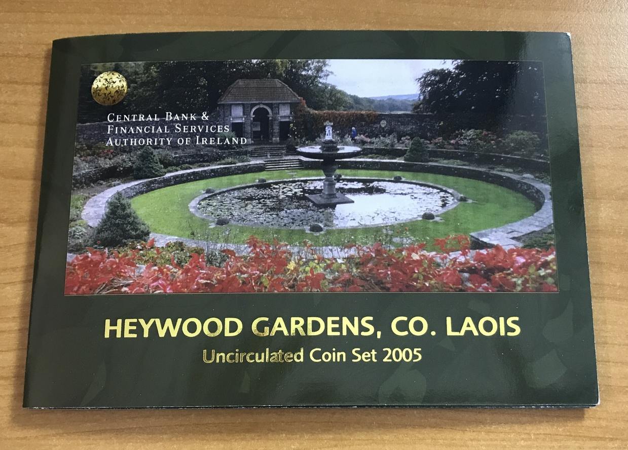 Euro Kursmunzen 3 88 Euro 2005 Irland Heywood Gardens Co Laois