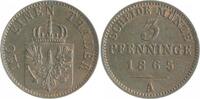 Brandenburg in den Marken - Preussen 3 Pfennige Wilhelm I. 1861-1888 -