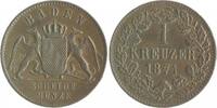Baden 1 Kreuzer Friedrich I. 1856-1907 -