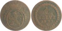 Pfalz - Kurlinie Sulzbach 1/2 Kreuzer Karl Theodor 1743-1799 -