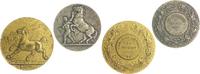 Frankreich Lot von 2 Bronzemedaillen III. Republik 1871-1940 -