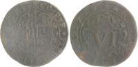 Paderborn-Bistum 6 Pfennig Ferdinand II. von Fürstenberg 1661-1683 -