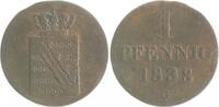 Sachsen 1 Pfennig Friedrich August II. 1836-1854 -