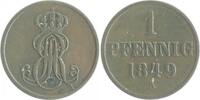 Braunschweig und Lüneburg - Hannover 1 Pfennig Ernst August 1837-1851 -